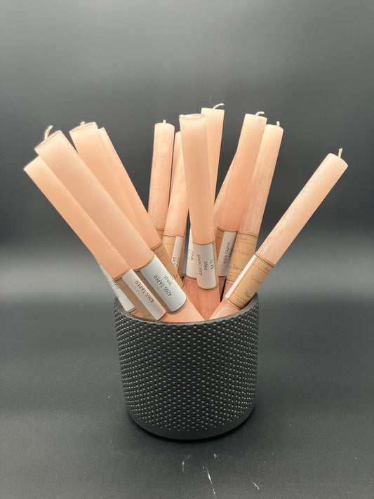 Pink Sand Single Taper Candle