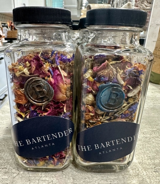 The Bartender - Jar of Dried Edible Flower Petals
