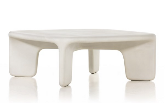 Dante Coffee Table White Concrete
