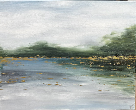 Restful Waters Painting by Jessica Buxton