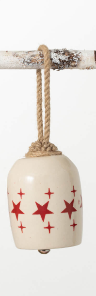 Ceramic Bell Ornament