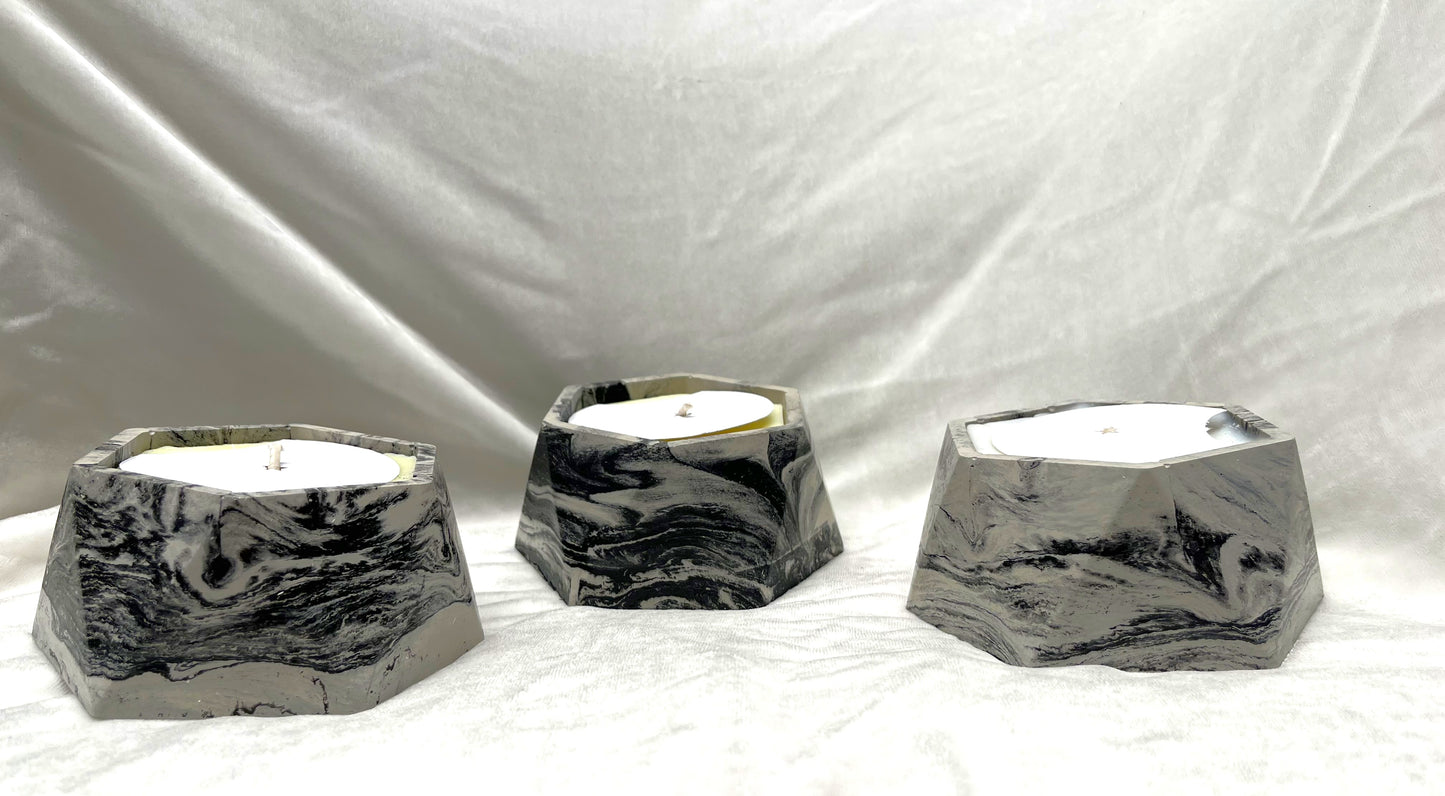 Marbled Vessel Candle