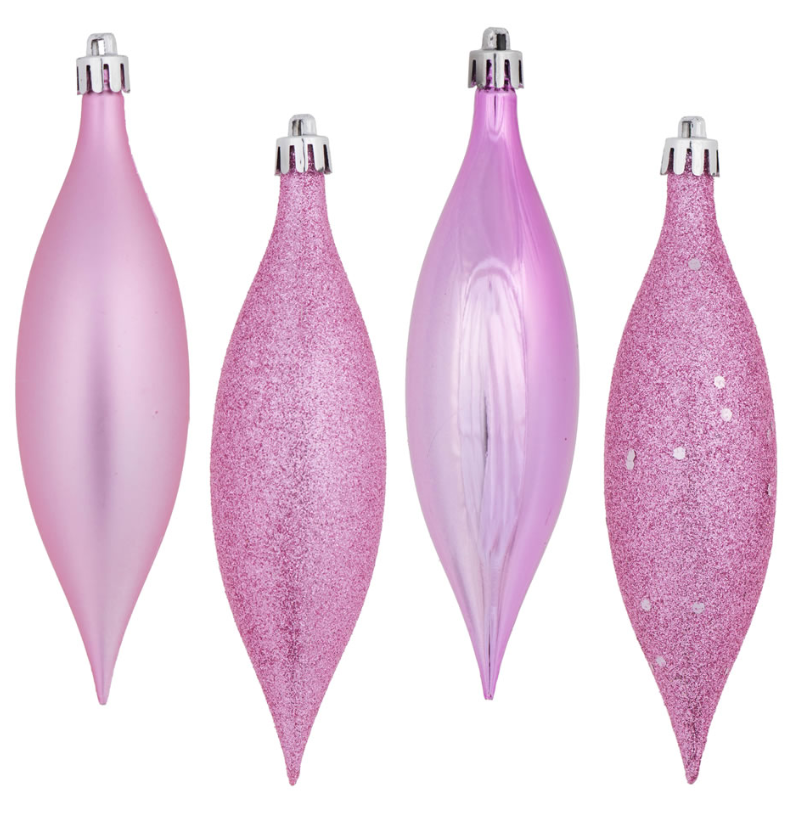 5.5" PINK FINIAL ORNAMENT