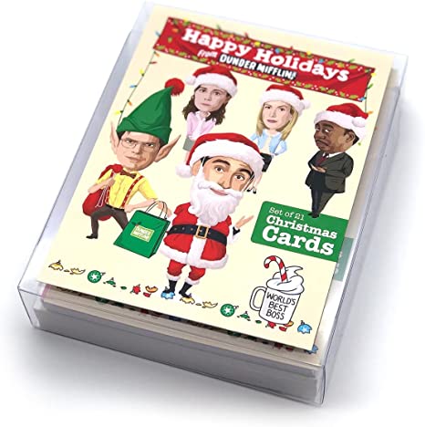 Happy Holidays from Dundler Mifflin Christmas Cards